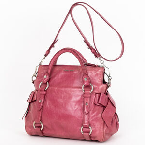 Miu Miu Bow Top Handle Satchel
